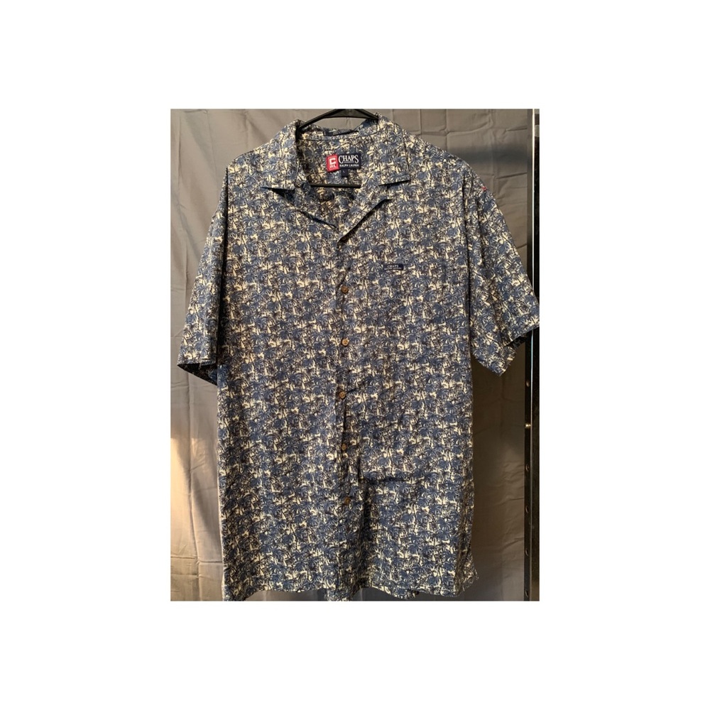 Chaps by Ralph Lauren Palm tree Button Down